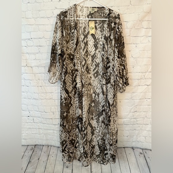 turquoise haven Sweaters - Turquoise Haven kimono